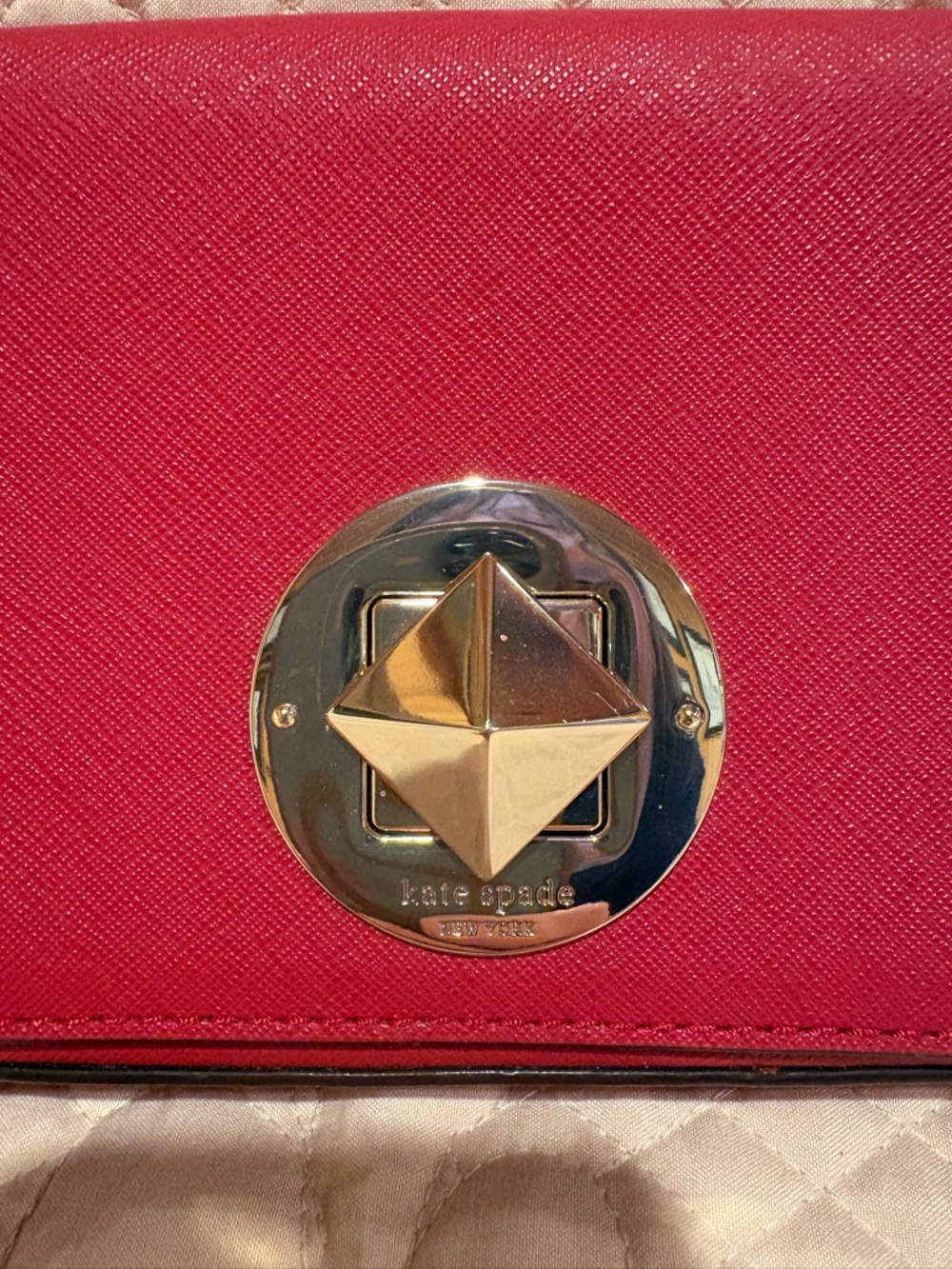 Kate Spade New York Newbury Lane Keira Clutch Red - Picture 4 of 15